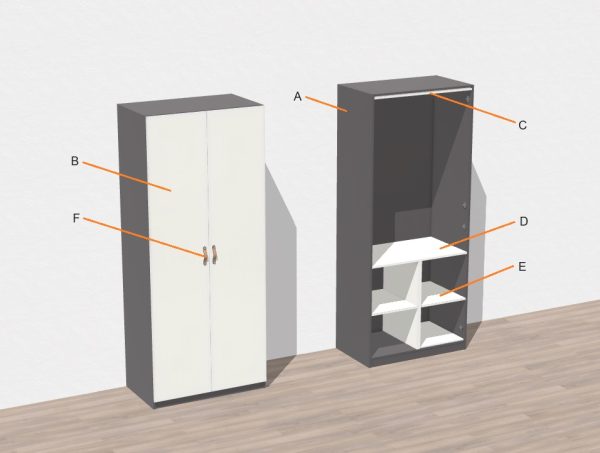 barskap ikea pax deler